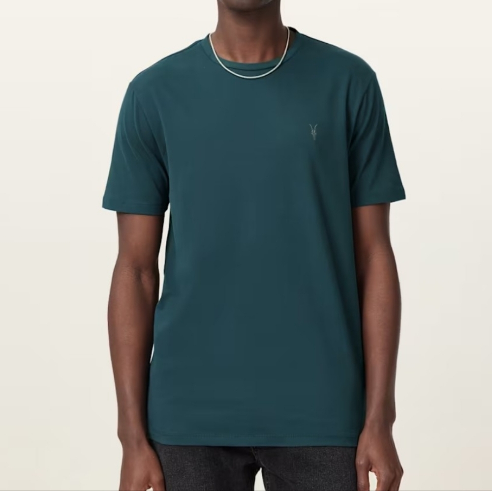AllSaints Brace Brushed Cotton Crew Neck T-Shirt